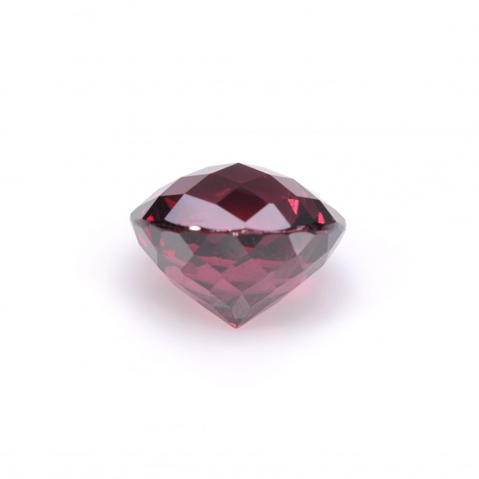 Natural Rhodolite Garnet 4.18 Carats Purplish Red Round Checker 9x9 mm Loose Gemstone - Image 4