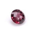 Natural Rhodolite Garnet 4.18 Carats Purplish Red Round Checker 9x9 mm Loose Gemstone - Image 5