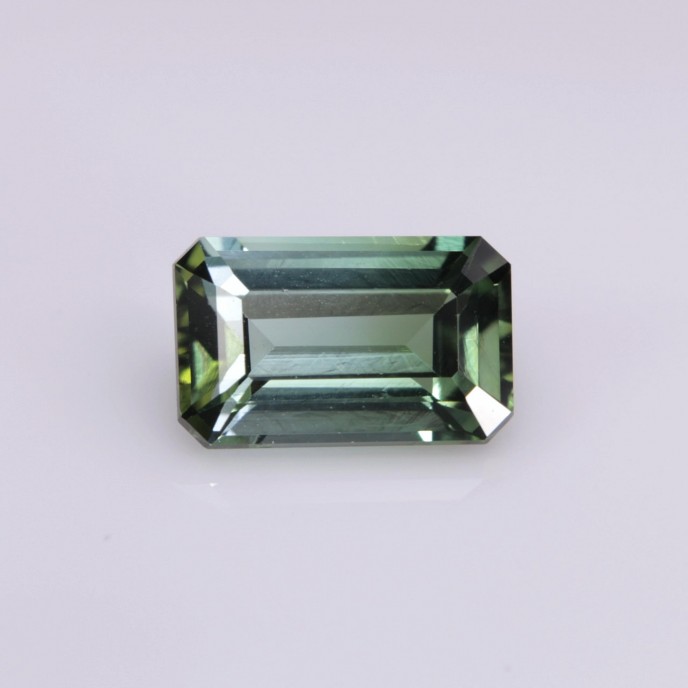 Natural Tourmaline 1.19 Carats Green Emerald 8x5 mm Loose Gemstone - Image 2