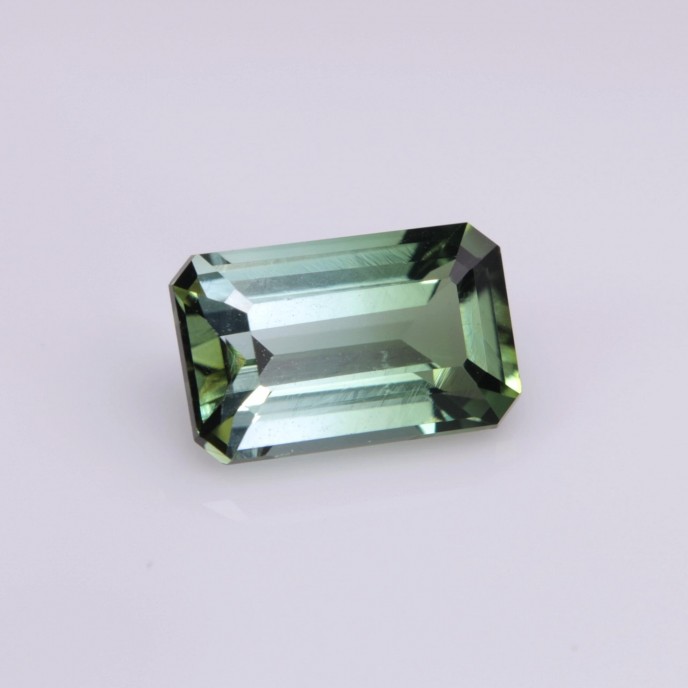 Natural Tourmaline 1.19 Carats Green Emerald 8x5 mm Loose Gemstone - Image 1