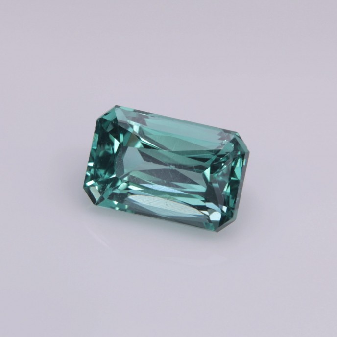 Natural Apatite 1.49 Carats Paraiba Blue Green Emerald 8x5 mm Loose Gemstone - Image 2