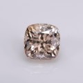 Natural Zircon 3.58 Carats Champagne Antique Cushion 7x7 mm Loose Gemstone - Image 1
