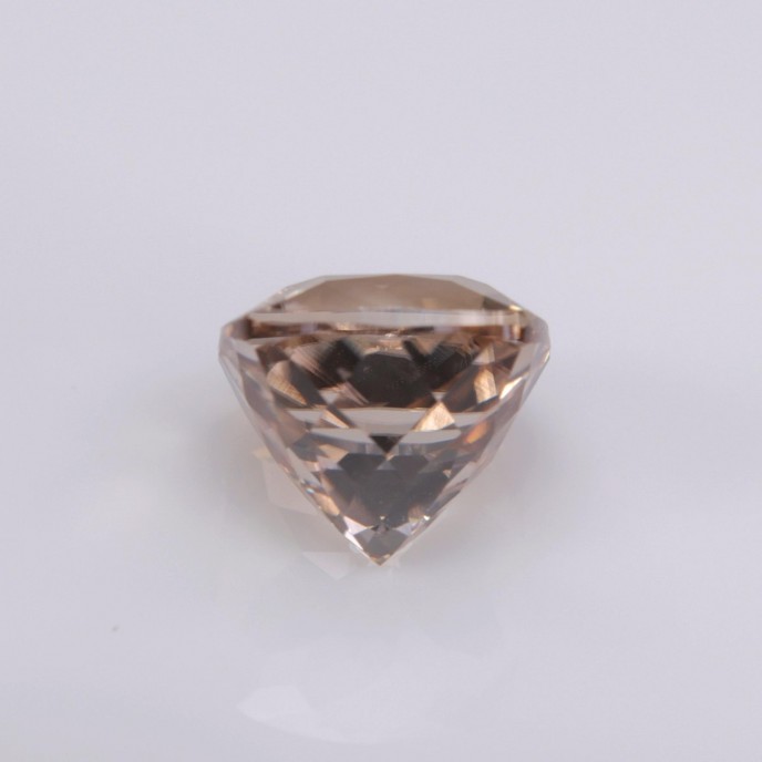 Natural Zircon 3.58 Carats Champagne Antique Cushion 7x7 mm Loose Gemstone - Image 4
