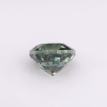 Natural Sapphire Certified 1.29 Carats Bluish Green to Yellow Round 6x6 mm Loose Gemstone - Image 3
