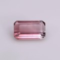 Natural Tourmaline 2.42 Carats Champagne Pink Emerald 10x7 mm Loose Gemstone - Image 1