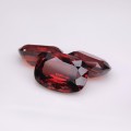 Natural Hessonite Garnet Set 31.37 Carats Cinnamon Red Cushion 17x12 mm Loose Gemstone - Image 2