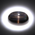 Natural Scapolite Rainbow Rutiles 9.38 Carats Rainbow Oval Cabochon 16x12 mm Loose Gemstone - Image 1