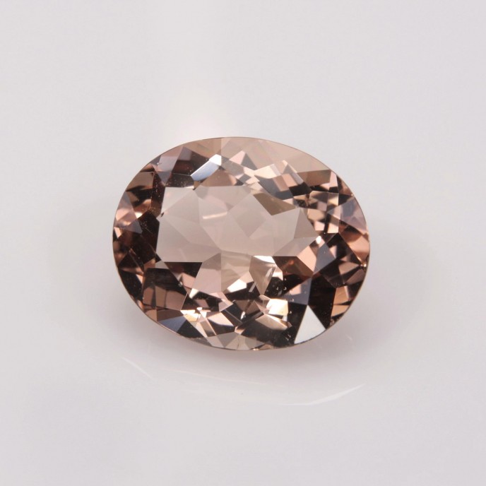 Natural Beryl 5.34 Carats Orange Pink Oval 13x11 mm Loose Gemstone - Image 3