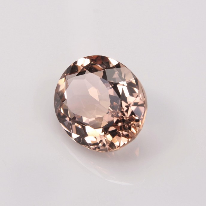 Natural Beryl 5.34 Carats Orange Pink Oval 13x11 mm Loose Gemstone - Image 2