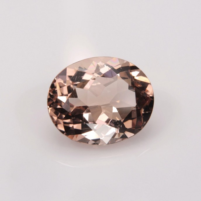 Natural Beryl 5.34 Carats Orange Pink Oval 13x11 mm Loose Gemstone - Image 6