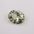 Natural Amblygonite 1.05 Carats Yellowish Green Oval 7x6 mm Loose Gemstone - Image 2