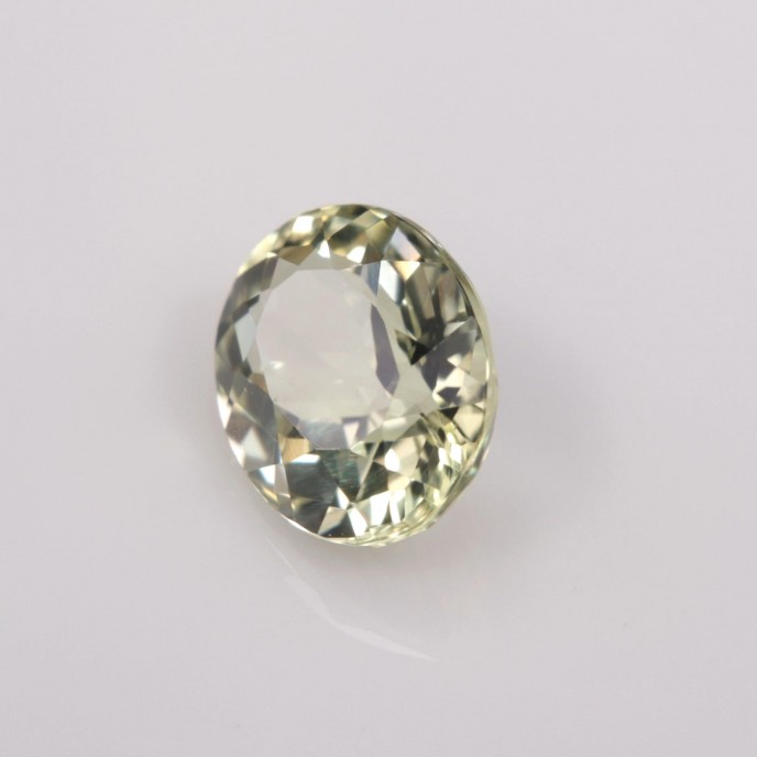 Natural Amblygonite 1.05 Carats Yellowish Green Oval 7x6 mm Loose Gemstone - Image 3