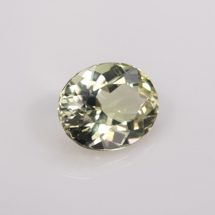 Natural Amblygonite 1.05 Carats Yellowish Green Oval 7x6 mm Loose Gemstone - Image 6