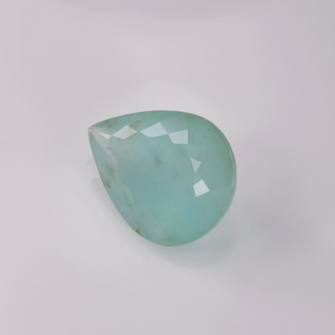 Natural Peru Opal 11.03 Carats Paraiba Blue Green Pear 21x15 mm Loose Gemstone - Image 2