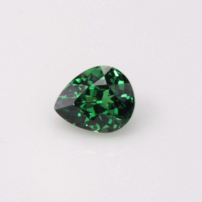 Natural Tsavorite Garnet 0.38 Carats Chrome Green Pear 5x4 mm Loose Gemstone - Image 7