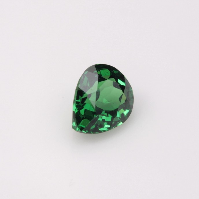 Natural Tsavorite Garnet 0.38 Carats Chrome Green Pear 5x4 mm Loose Gemstone - Image 5