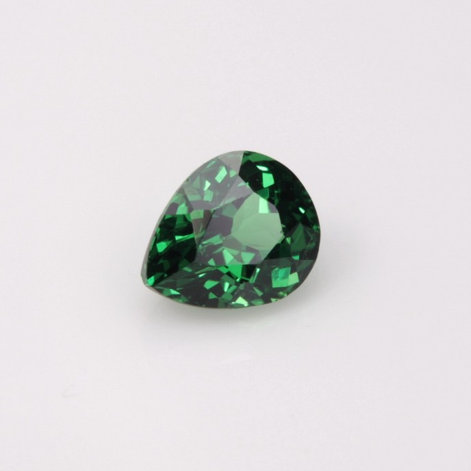 Natural Tsavorite Garnet 0.38 Carats Chrome Green Pear 5x4 mm Loose Gemstone - Image 6