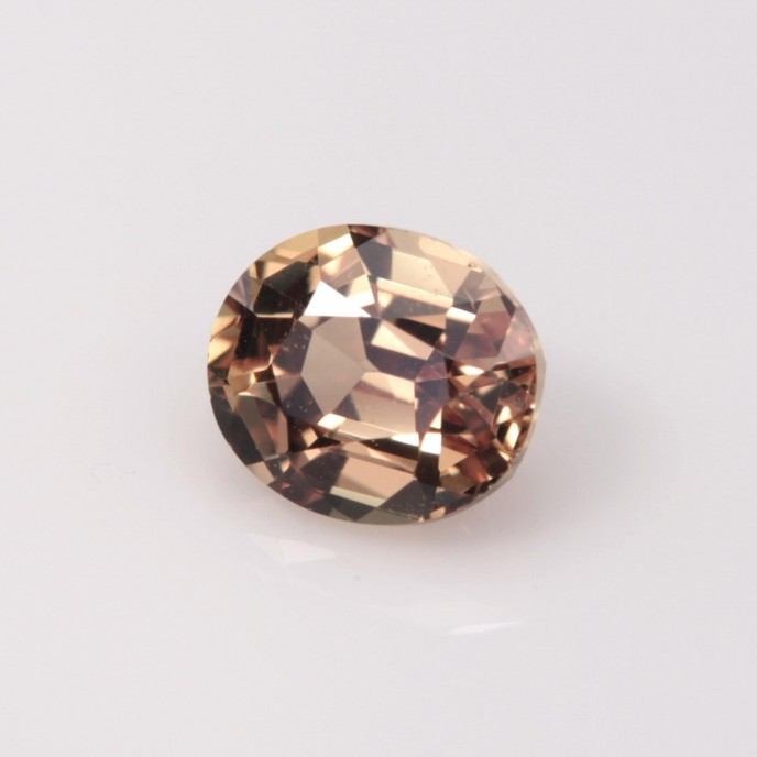 Natural Sapphire 0.56 Carats Padparadscha Pink Oval 5x4 mm Loose Gemstone - Image 1