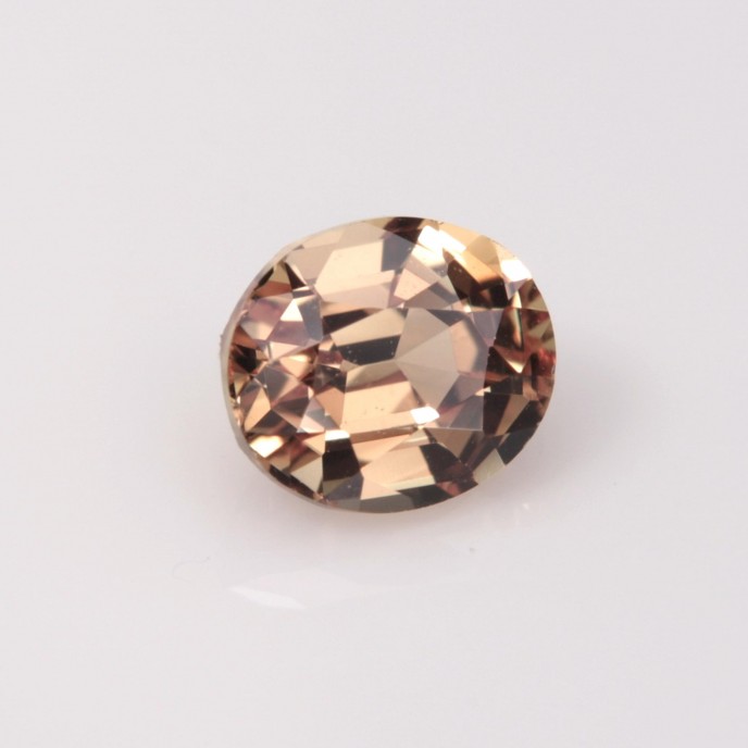 Natural Sapphire 0.56 Carats Padparadscha Pink Oval 5x4 mm Loose Gemstone - Image 2