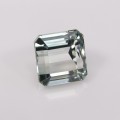 Natural Tourmaline 3.88 Carats Half White Octagon 8x8 mm Loose Gemstone - Image 1