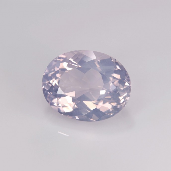 Natural Lavender Quartz 14.89 Carats Lavender Oval 19x14 mm Loose Gemstone - Image 1