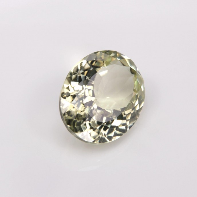 Natural Sillimanite 6.75 Carats Yellowish Green Oval 14x11 mm Loose Gemstone - Image 5