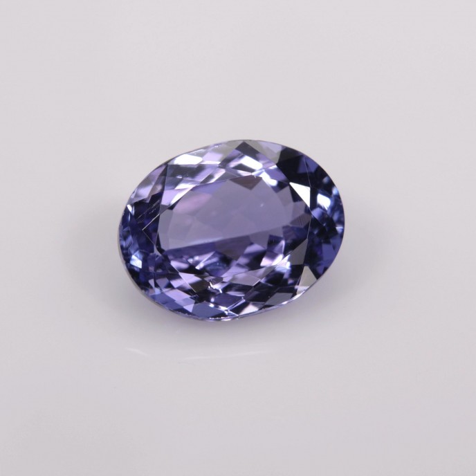 Natural Tanzanite 2.21 Carats Purple Blue Oval 9x7 mm Loose Gemstone - Image 1