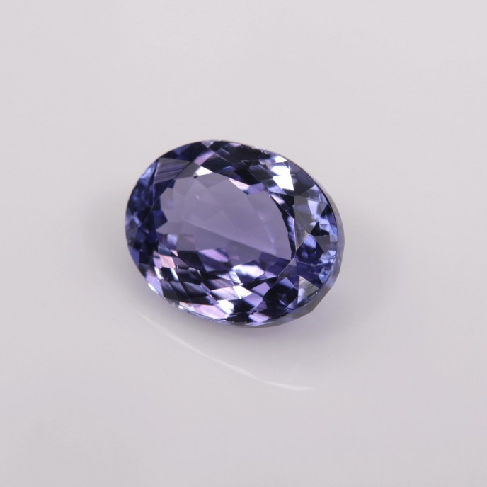 Natural Tanzanite 2.21 Carats Purple Blue Oval 9x7 mm Loose Gemstone - Image 3