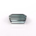 Natural Tourmaline 3.57 Carats Ash Blue Emerald 10x7 mm Loose Gemstone - Image 4