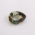 Natural Sapphire 1.33 Carats Green Yellow Pear 7x6 mm Loose Gemstone - Image 1