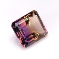 Natural Ametrine 35.61 Carats Purple To Golden Yellow Emerald 21x19 mm Loose Gemstone - Image 6