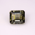 Natural Tourmaline 2 Carats Honey Gold to Green Emerald 7x6 mm Loose Gemstone - Image 1