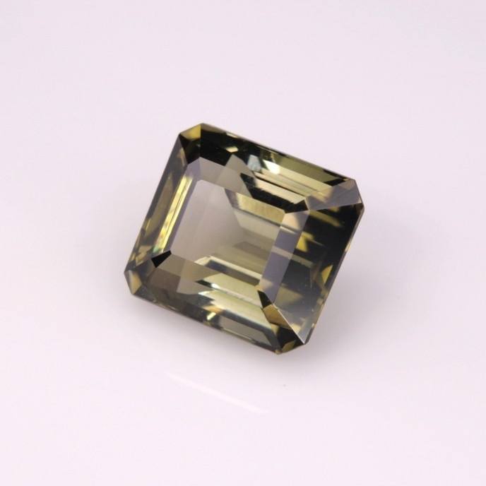 Natural Tourmaline 2 Carats Honey Gold to Green Emerald 7x6 mm Loose Gemstone - Image 3
