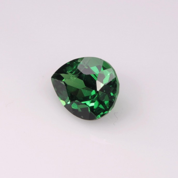 Natural Tsavorite Garnet 0.61 Carats Chrome Green Pear 6x5 mm Loose Gemstone - Image 3