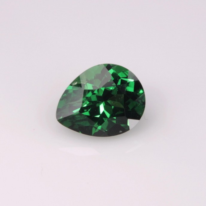 Natural Tsavorite Garnet 0.61 Carats Chrome Green Pear 6x5 mm Loose Gemstone - Image 7