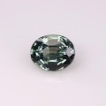 Natural Sapphire 0.57 Carats Ash Green Oval 5x4 mm Loose Gemstone - Image 2
