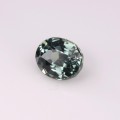 Natural Sapphire 0.57 Carats Ash Green Oval 5x4 mm Loose Gemstone - Image 3