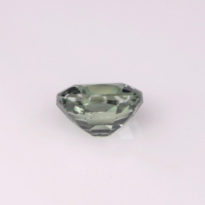 Natural Sapphire 0.57 Carats Ash Green Oval 5x4 mm Loose Gemstone - Image 4
