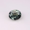 Natural Sapphire 0.57 Carats Ash Green Oval 5x4 mm Loose Gemstone - Image 6