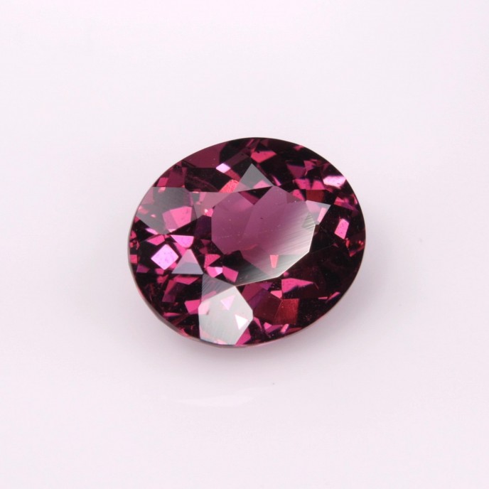 Natural Rhodolite Garnet 2.33 Carats Purplish Pink Oval 8x7 mm Loose Gemstone - Image 6
