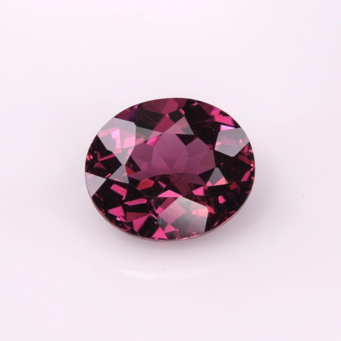 Natural Rhodolite Garnet 2.33 Carats Purplish Pink Oval 8x7 mm Loose Gemstone - Image 7