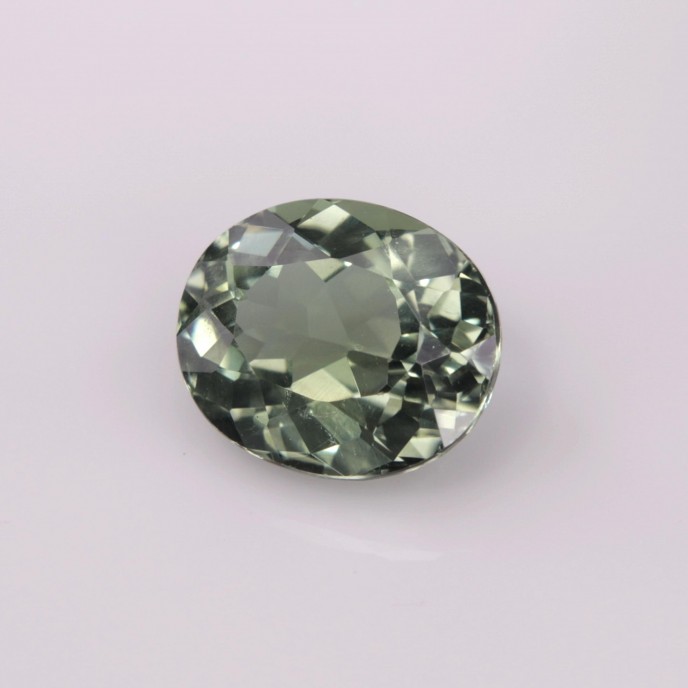 Natural Tourmaline 1.65 Carats Pastel Green Oval 8x7 mm Loose Gemstone - Image 3
