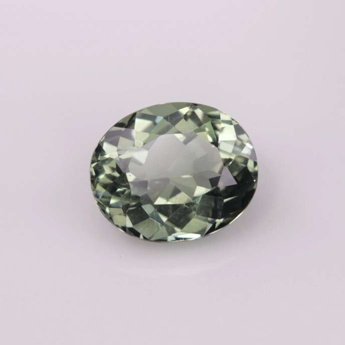 Natural Tourmaline 1.65 Carats Pastel Green Oval 8x7 mm Loose Gemstone - Image 2