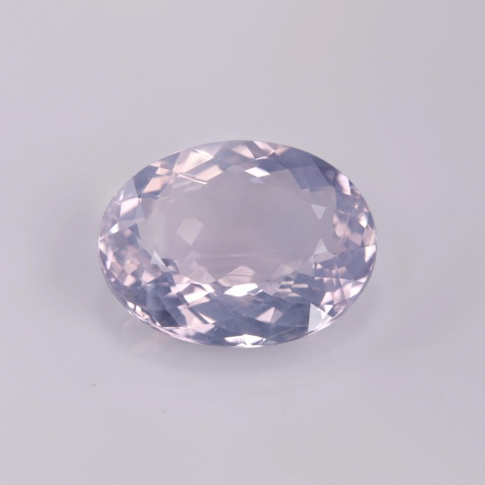 Natural Lavender Quartz 16.73 Carats Lavender Oval 20x16 mm Loose Gemstone - Image 2