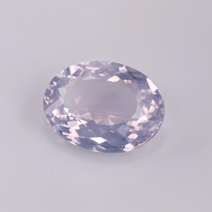 Natural Lavender Quartz 16.73 Carats Lavender Oval 20x16 mm Loose Gemstone - Image 1