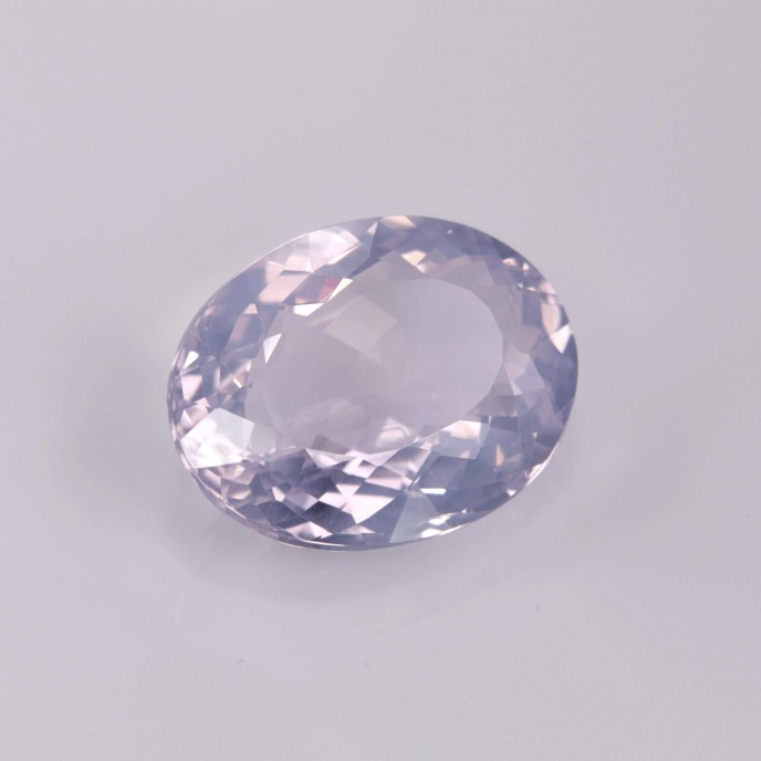 Natural Lavender Quartz 16.73 Carats Lavender Oval 20x16 mm Loose Gemstone - Image 6