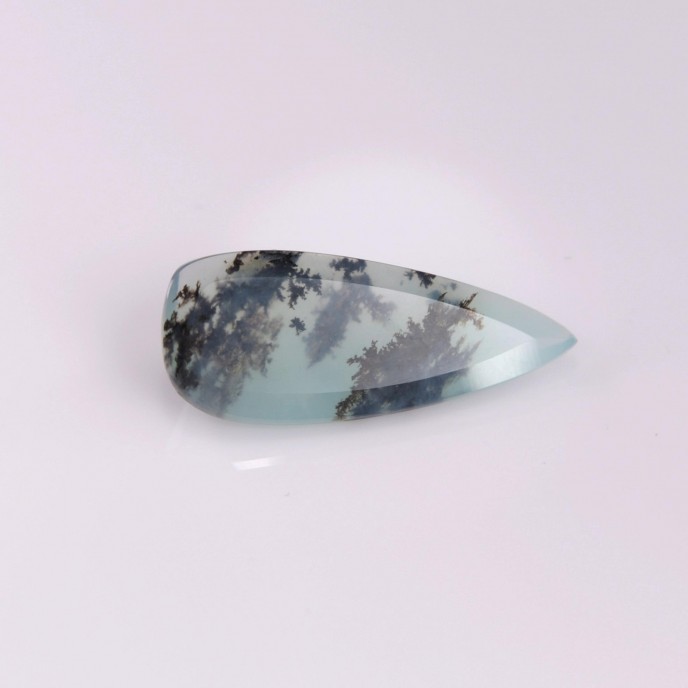 Natural Peru Opal 3.51 Carats Aqua Blue Green Fancy  21x9 mm Loose Gemstone - Image 3