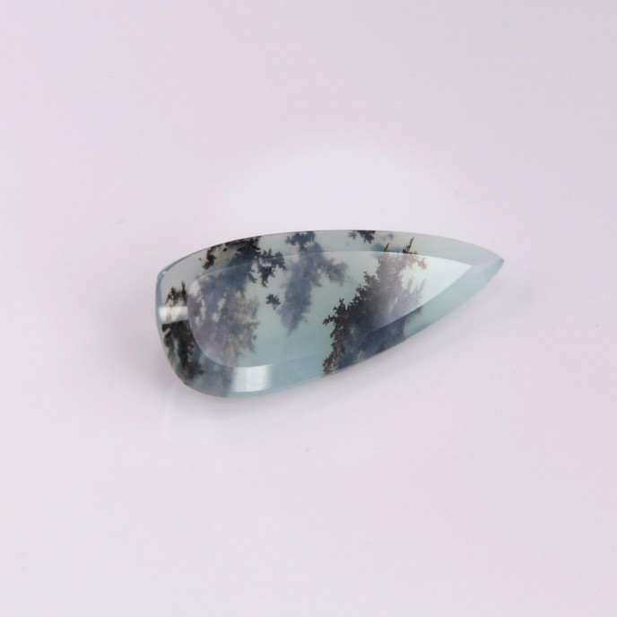 Natural Peru Opal 3.51 Carats Aqua Blue Green Fancy  21x9 mm Loose Gemstone - Image 5