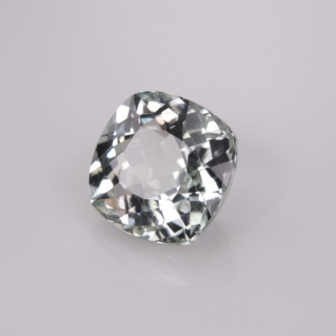 Natural Tourmaline 1.44 Carats Very Light Green Antique Cushion 7x7 mm Loose Gemstone - Image 2