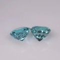 Natural Apatite Pair 3.42 Carats Paraiba Blue Green Round 7x5 mm Loose Gemstone - Image 4